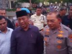Kapolda dan Pengurus Harian Mesjid Raya Sumbar Pastikan Polisi Tidak Pijak Tempat Ibadah