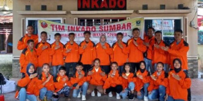 Targetkan 3 Besar, Wahyu Iramana Putra Lepas Atlet INKADO Sumbar Ikuti Kejuaraan KARATE INKADO OPEN 2023 Se Indonesia