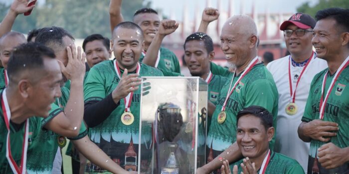 Kalahkan PS Korem 032/WBR, Pemprov Sumbar Juara Turnamen Gubernur Cup