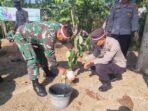 Upaya Nyata Menjaga Kelestarian Bumi, TNI – Polri Hijaukan Lamongan