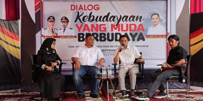 Melalui Pokir Anggota DPRD Sumbar Hidayat, Dinas Kebudayaan Lakukan Dialog Kebudayaan