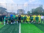 Hari Lantas, Laga Friendly Match Wartawan Versus Lantas Polda Sumbar Draw