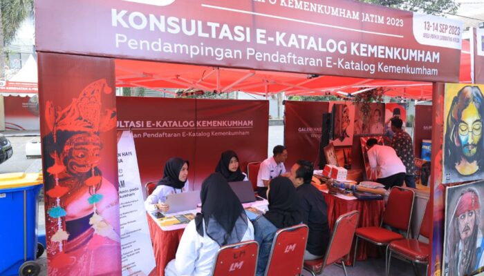 Pelaku Usaha di Malang Antusias Daftarkan Produknya di e-Katalog Kemenkumhams