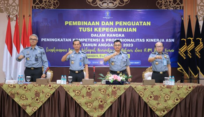 Upaya Kemenkumham Jatim Tingkatkan Kompetensi dan Profesionalitas Kinerja ASN