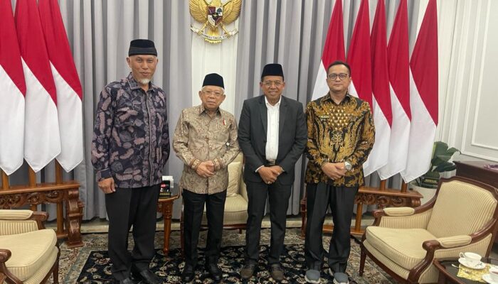 Temui Wapres, Gubernur Mahyeldi Usulkan Pengembangan RSAM Bukittinggi