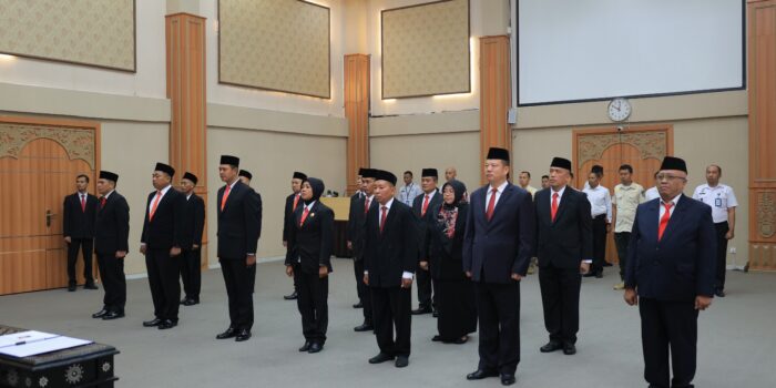 Lantik 13 PPNS, Plt. Kakanwil Kemenkumham Jatim Tekankan Sinergi dan Kolaborasi