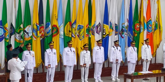 Plt Kakanwil Kemenkumham Jatim Hadiri Pelantikan Sekjen Kemenkumham RI Sebagai Pj. Gubernur Sultra