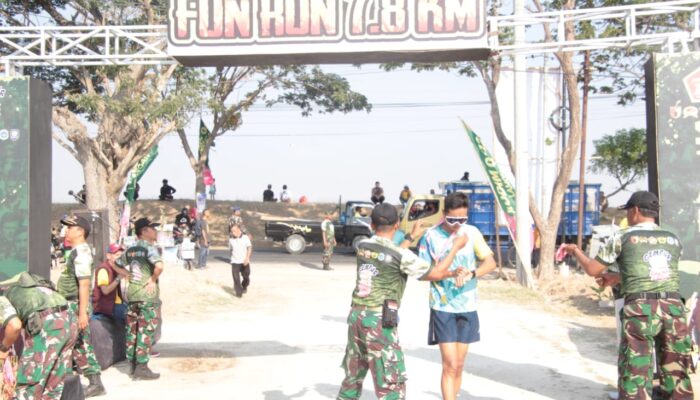 Kodim Lamongan Meriahkan Peringatan HUT TNI ke-78 dengan Fun Run dan Perlombaan Mancing