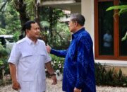 Capres Prabowo Subianto Meminta Doa Restu Dari SBY Sebelum Pendaftaran di KPU