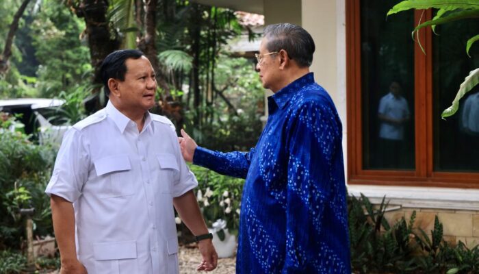 Capres Prabowo Subianto Meminta Doa Restu Dari SBY Sebelum Pendaftaran di KPU