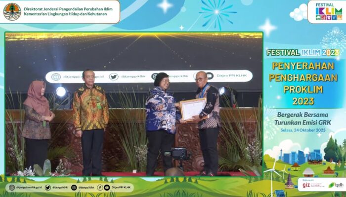 Sumbar Raih Penghargaan Prestisius Proklim Tahun 2023