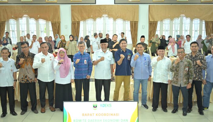 Buka Rakor KDEKS Sumbar 2023, Gubernur Mahyeldi : Sumbar Terdepan Menuju Pusat Industri Halal