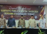 KPU Sumbar Gelar Rakor Kampanye Pemilu BBM 2024, Surya Efitrimen: Menyamakan Persepsi Dengan Stakeholder Terkait