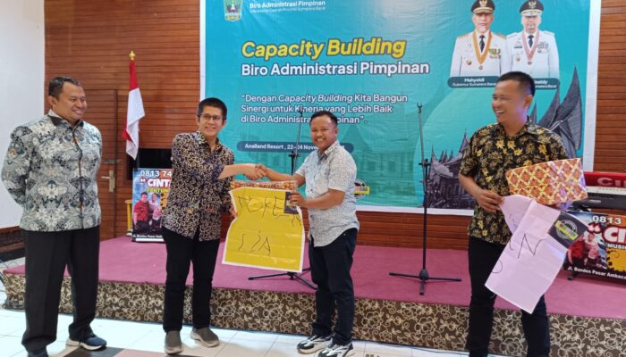 Asisten Administrasi Umum Setda Prov. Sumbar Berharap Kinerja Biro Adpim Meningkat Pasca Kegiatan Capacity Buildin