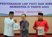 Pemko Padang Terima LHP PDTT TA 2023 Dari BPK Perwakilan Sumbar