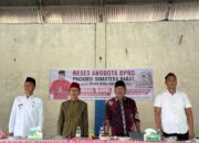 Anggota DPRD Sumbar Syamsul Bahri Tampung Aspirasi Warga Nagari Pujo Rahayu Pasbar