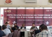 KPU Kota Padang Ekspos Kesiapan Pemungutan dan Penghitungan Suara Pemilu 2024