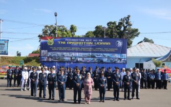 Komandan Lanud Sutan Sjahrir Pimpin Upacara Peringatan HUT Ke-78 TNI Angkatan Udara di Lanud Sutan Sjahrir Padang