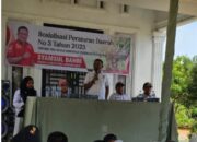 Anggota DPRD Sumbar Syamsul Bahri Sosialisasikan Perda No 3 Tahun 2023 di Pasaman Barat