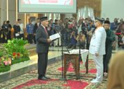 Gubernur Sumbar Lantik Andree Harmadi Algamar sebagai Pj Walikota Padang
