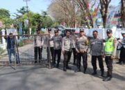 Kapolres Lahat Awasi Rapat Pleno Penetapan Anggota DPRD Terpilih dengan Pengamanan Ketat