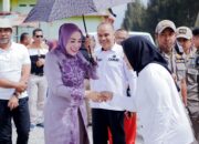 Senam Massal Dan Doorprize Warnai Peringatan HUT RI ke-79 di Kabupaten Solok