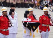 Upacara Penurunan Bendera di LCM Berjalan Khidmat