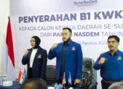 NasDem Serahkan B1 KWK Parpol ke 13 Paslon Pilkada di Sumbar