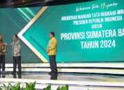 Pemprov Sumbar Raih Penghargaan Wahana Tata Nugraha Wiratama