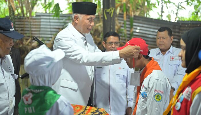 HUT PMI ke-79: Gubernur Mahyeldi Apresiasi Relawan PMI