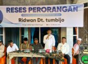 Reses DPRD Sumbar, Ridwan Datuak Tumbijo di Kenagarian Tiku Limo Jorong