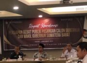 KPU Sumbar Gelar Rapat Koordinasi Persiapan Debat Publik Pilkada 2024