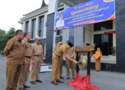 Ditandai Pemukulan Gong, Bupati Pasaman  Sabar AS Launching Core Value ASN BerAKHLAK