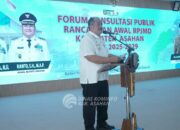 Bahas Rancangan Awal RPJMD Tahun 2025 – 2029, Bupati Asahan Buka Forum Konsultasi Publik
