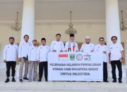 Gubernur Sumbar Lepas Relawan KNRP Bawa Donasi Rp1,37 Miliar untuk Palestina