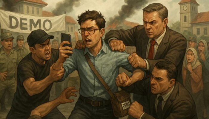 Saat Meliput Unras, Wartawan Situbondo Jadi Korban Persekusi, Dilarikan ke Rumah Sakit