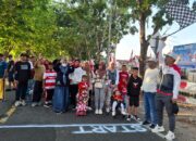 Semarakkan HUT ke – 80  Kemerdekaan RI, Warga RT 04 Pabian Gelar Jalan Sehat