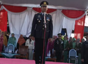 Kapolsek Krejengan Pimpin Upacara Penurunan Bendera HUT RI Ke – 80 tahun 2025
