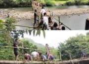 Pemerintah Tidur? Rakyat Bangun Jembatan Sendiri di Pulau Terlupakan