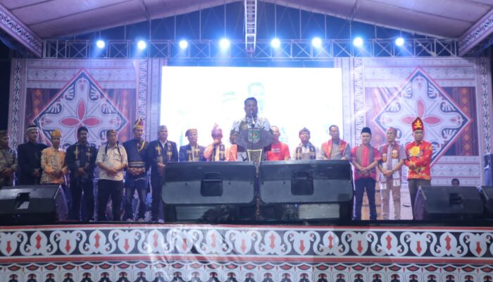 Tutup Pagelaran Seni dan Budaya ke – 6 Kabupaten Asahan, Wabup Tekan Tombol Sirene dan Lepas Kembang Api