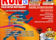 Polsek Lengayang Gelar Fun Run 2025, Perkuat Sinergi Polri dan Masyarakat