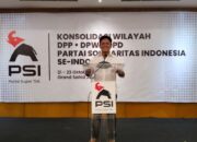 DPP PSI Pusat Tunjuk Mangara Fidel Harianja Ketua DPD PSI Kabupaten Barito Utara