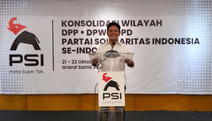 DPP PSI Pusat Tunjuk Mangara Fidel Harianja Ketua DPD PSI Kabupaten Barito Utara