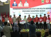 Pemprov Sumbar Kucurkan Rp9,01 Miliar sebagai Bonus Prestasi Atlet dan Pelatih