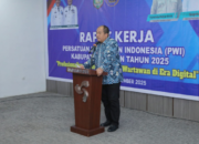 Hadiri Rakerda PWI Asahan, Bupati Tegaskan Pentingnya Peran Wartawan