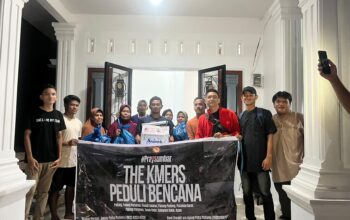 KMERS SPFC Bagikan Bantuan Sembako ke Warga Terdampak Banjir dan Longsor di Ulakan Tapkis