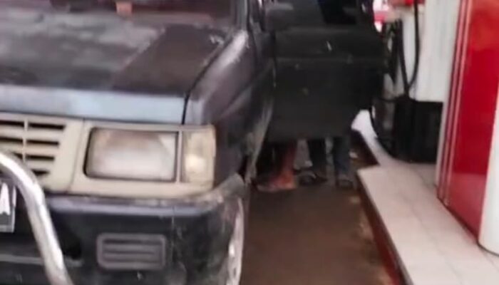 Diduga Solar Subsidi Ditimbun untuk Industri, Mobil Tangki Modifikasi Bebas Isi di SPBU Air Haji