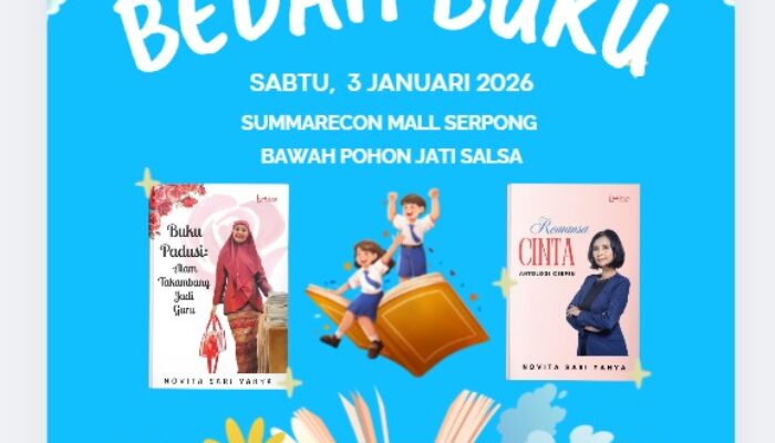 Bedah Buku Novita Sari Yahya: Sastra, Literasi, dan Komitmen Sosial