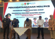 Pemprov dan Kajati Sumbar Tandatangani MoU Pelaksanaan Kerja Sosial Bagi Pelaku Tindak Pidana