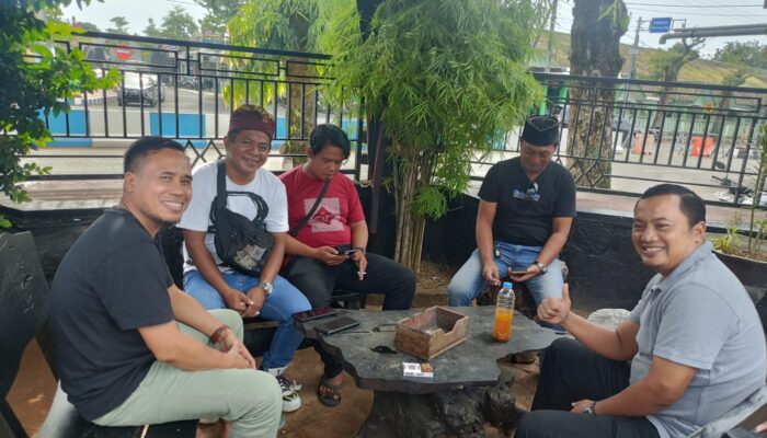 Sinergitas Kanit Polsek Kota Sumenep dan Jurnalis